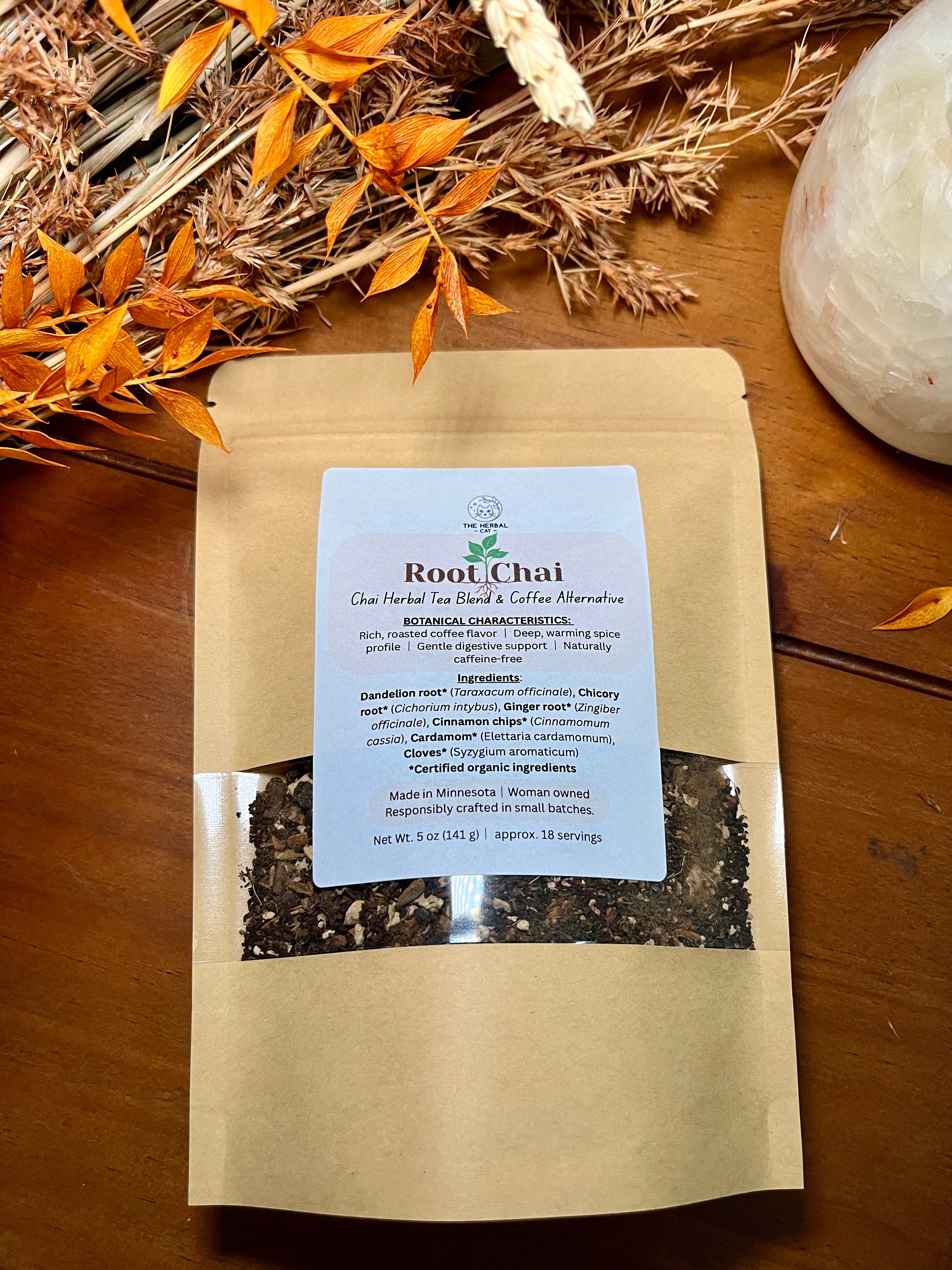 Root Chai: Chai Herbal Tea Blend & Coffee Alternative
