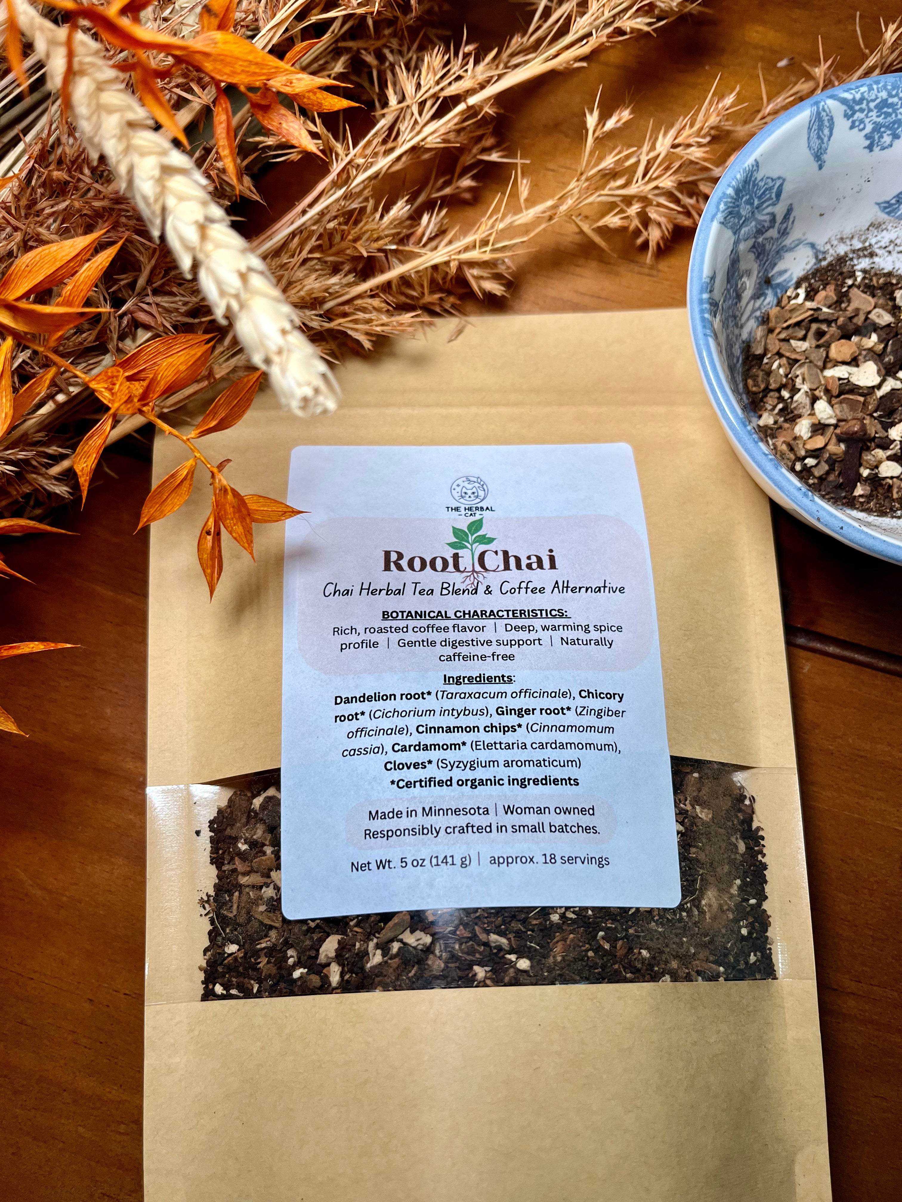 Root Chai: Chai Herbal Tea Blend & Coffee Alternative