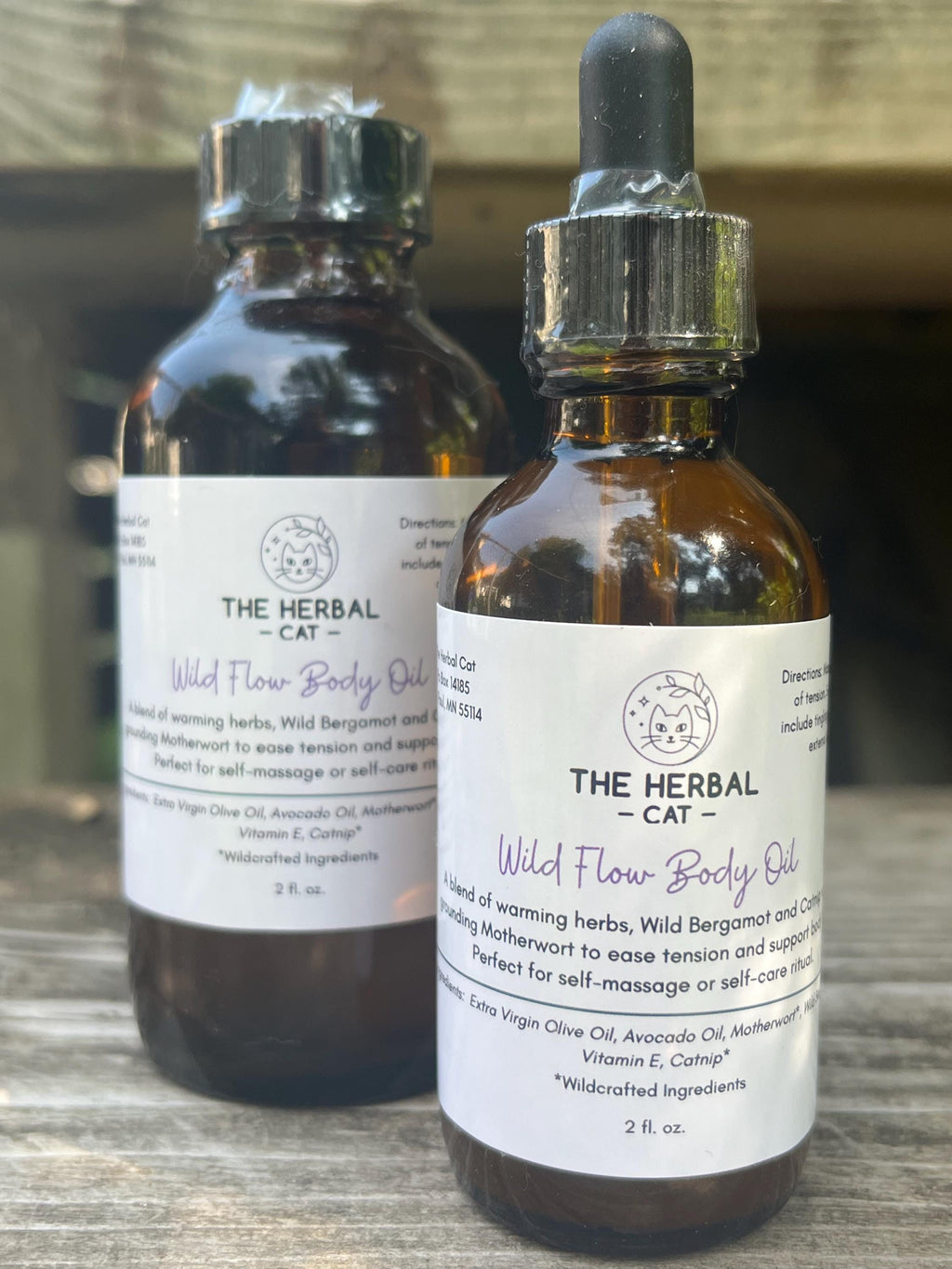 Wild Flow Body Oil | Grounding Lymphatic & Tension Massage Oil