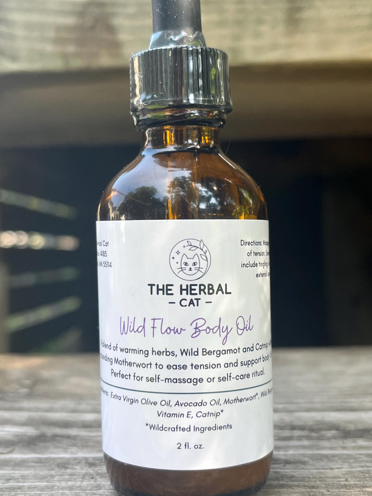 Wild Flow Body Oil | Grounding Lymphatic & Tension Massage Oil