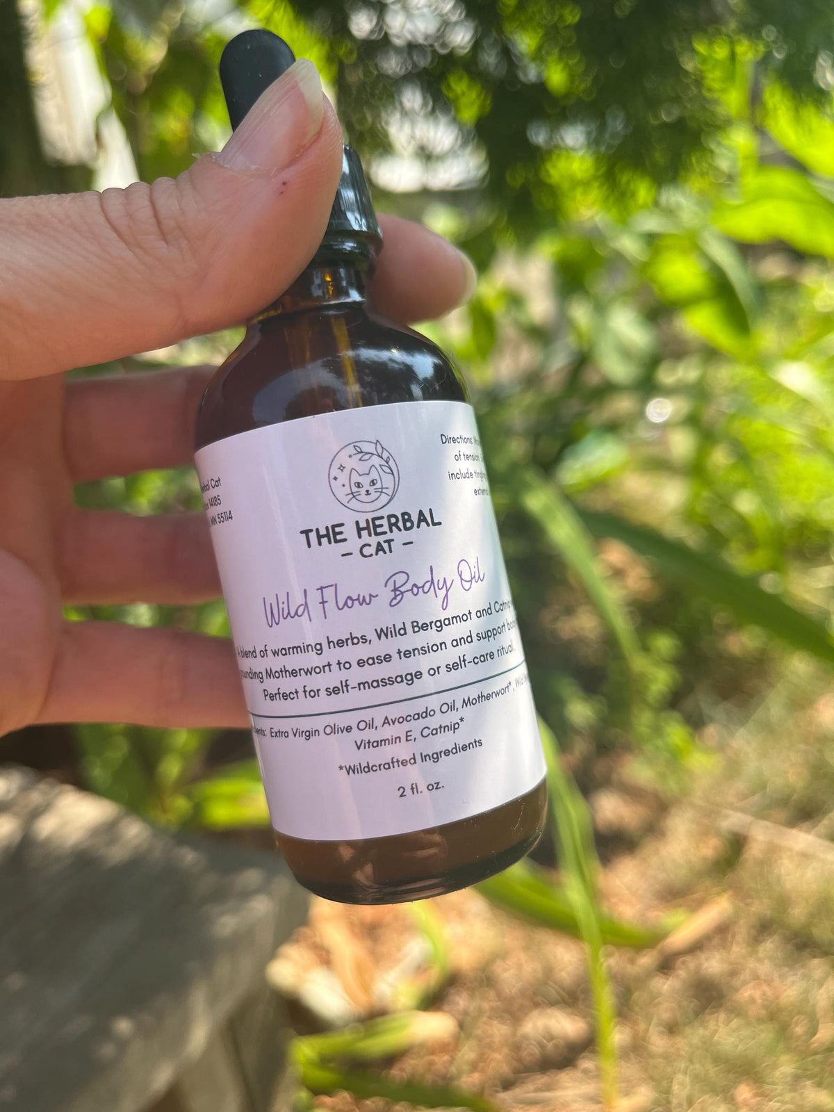 Wild Flow Body Oil | Grounding Lymphatic & Tension Massage Oil