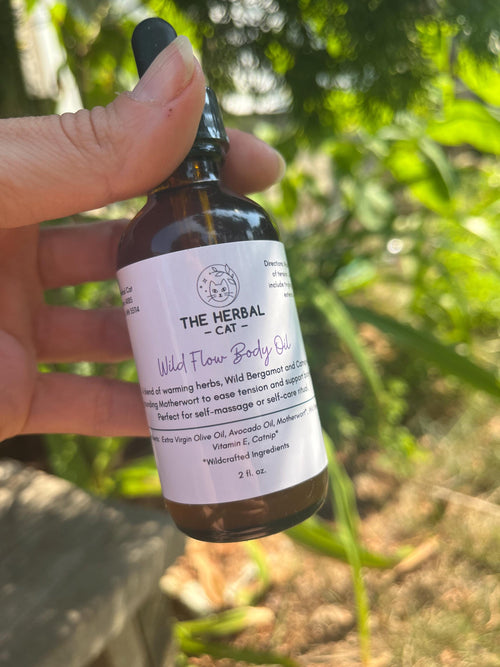 Wild Flow Body Oil | Grounding Lymphatic & Tension Massage Oil