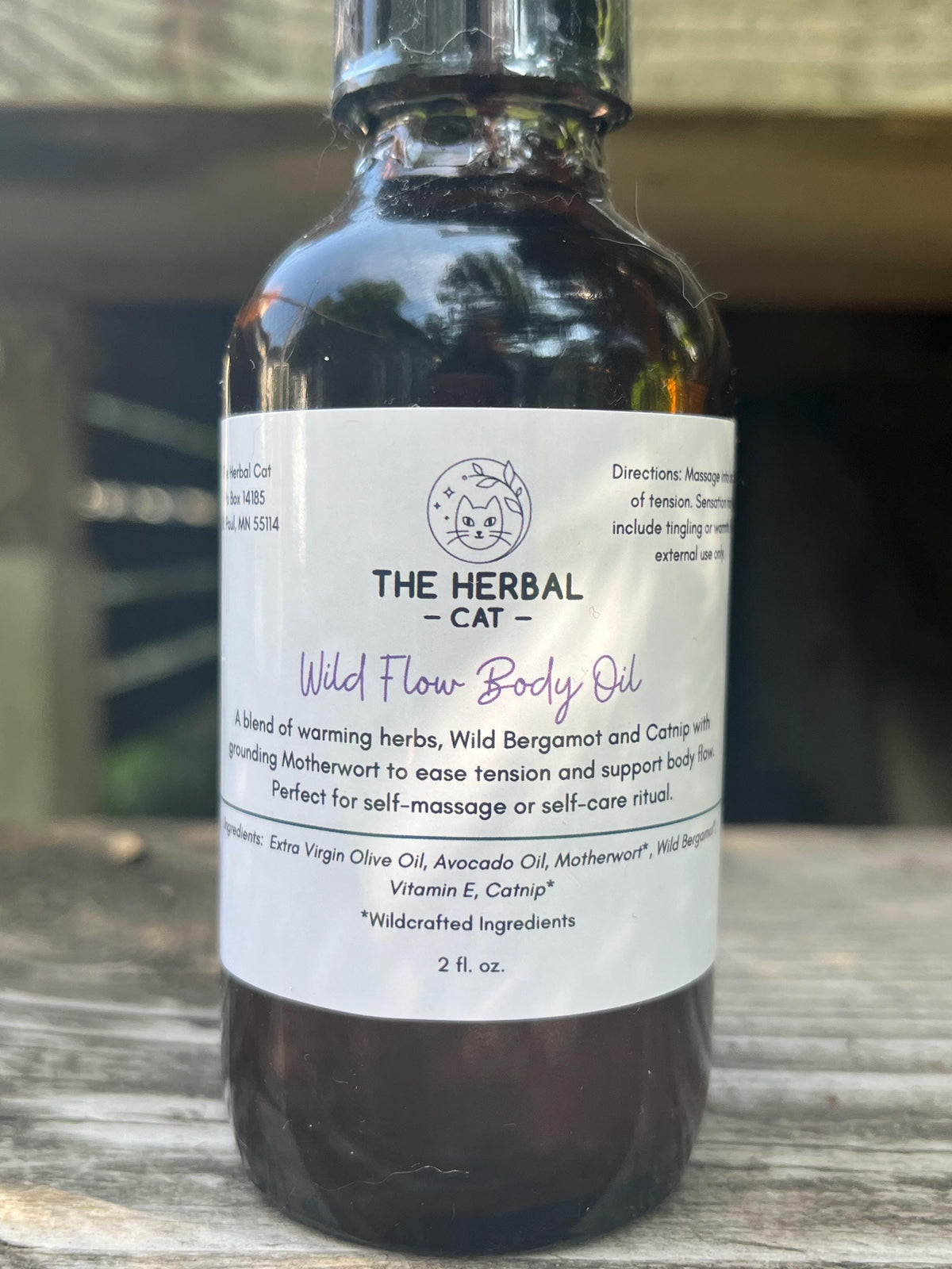 Wild Flow Body Oil | Grounding Lymphatic & Tension Massage Oil